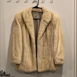 Vintage lynx mink jacket!